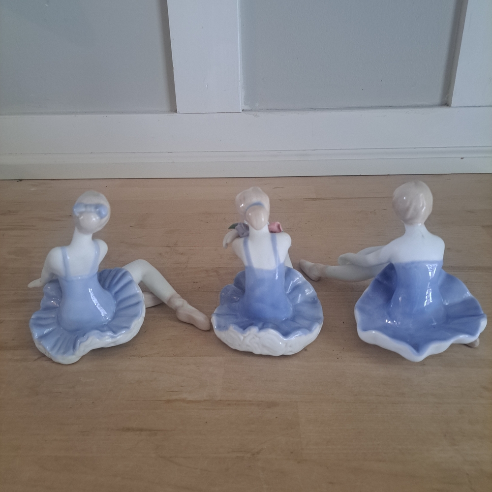 Kalique 2000 Fine Porcelain Ballerina Figurines – Set of 3 - Picture 6 of 6
